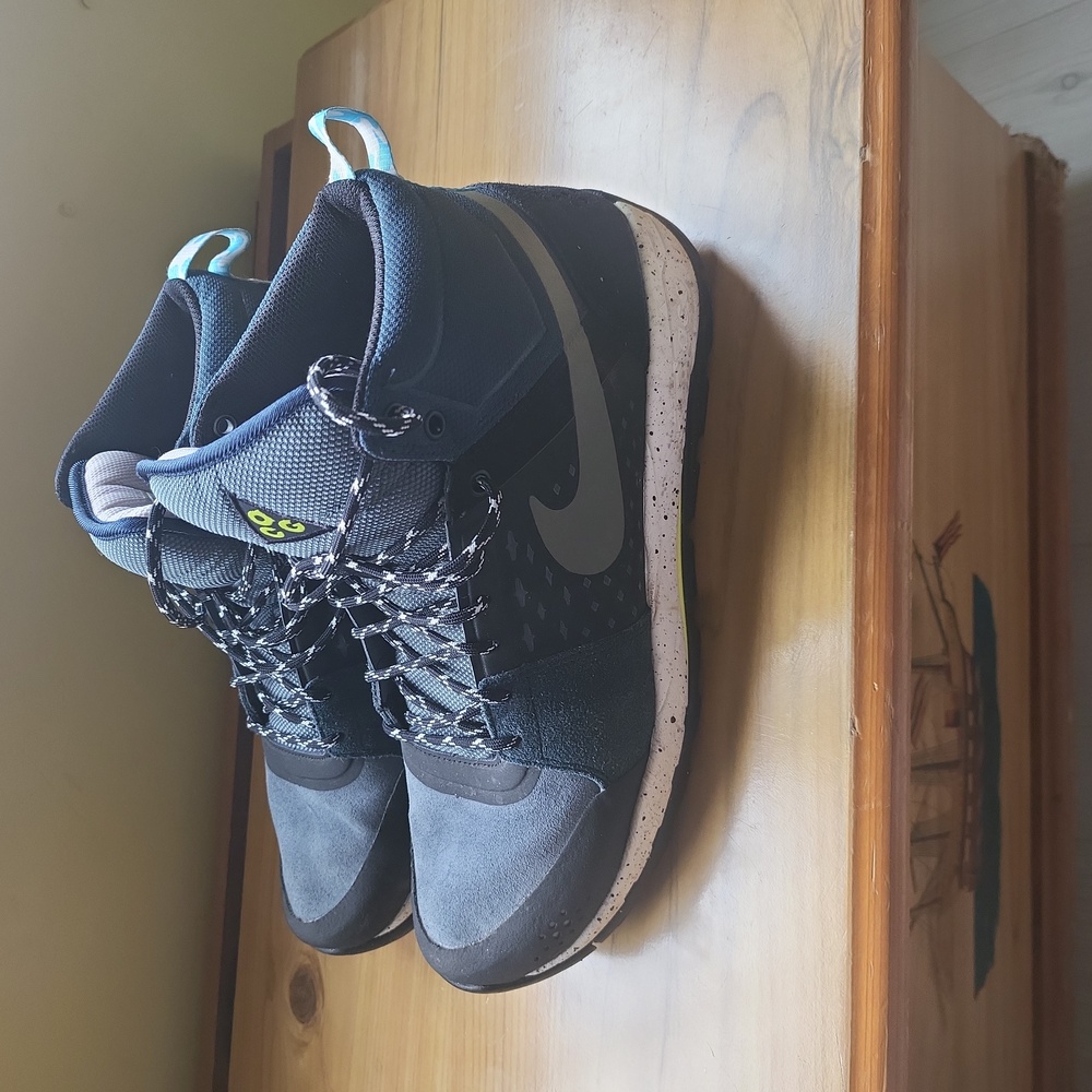 Rare Nike #599660-440 Men’s Air Alder Mid 'Midnight Navy - Picture 1 of 4